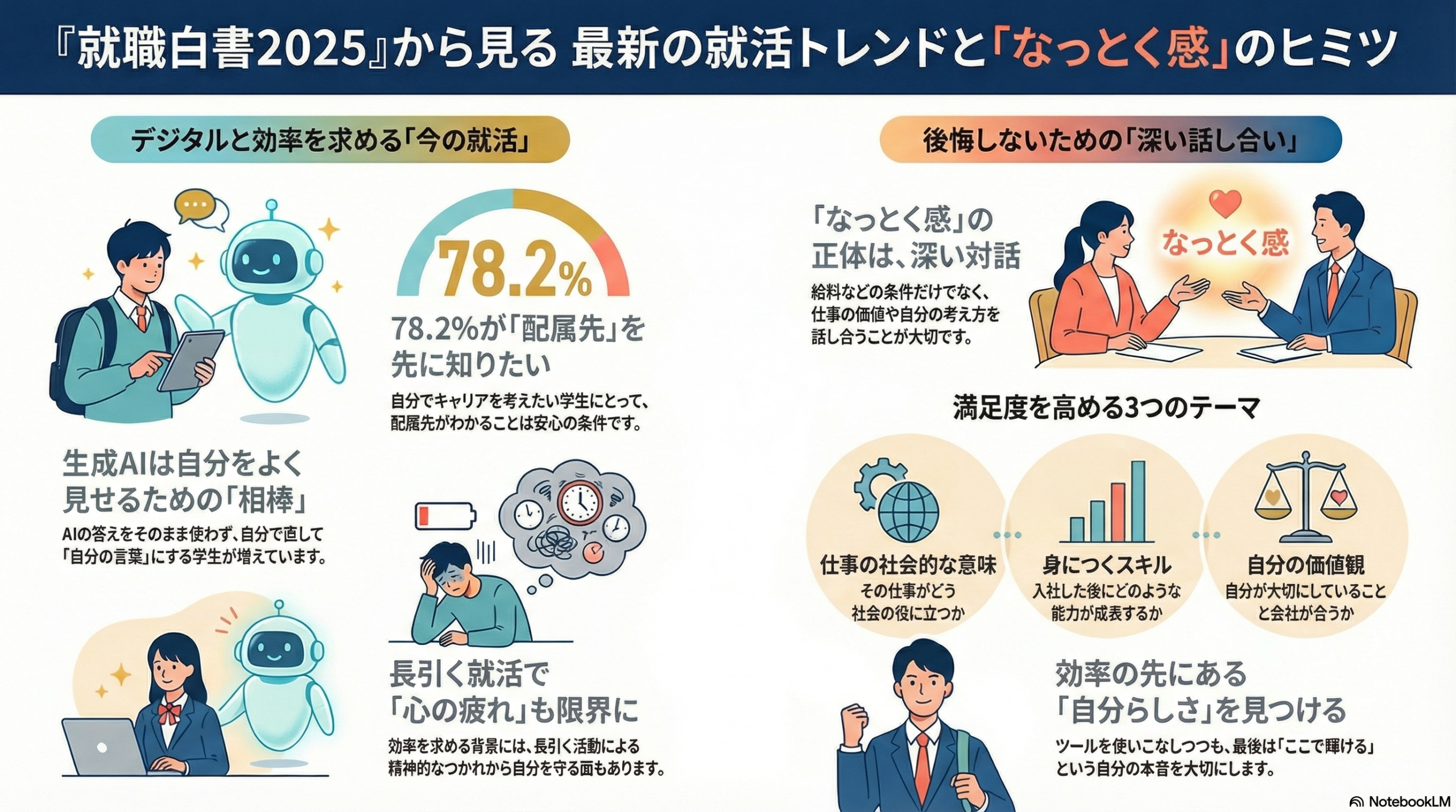 『就職白書2025』から読み解く、最新就活トレンドの意外な真実と「納得感」の正体